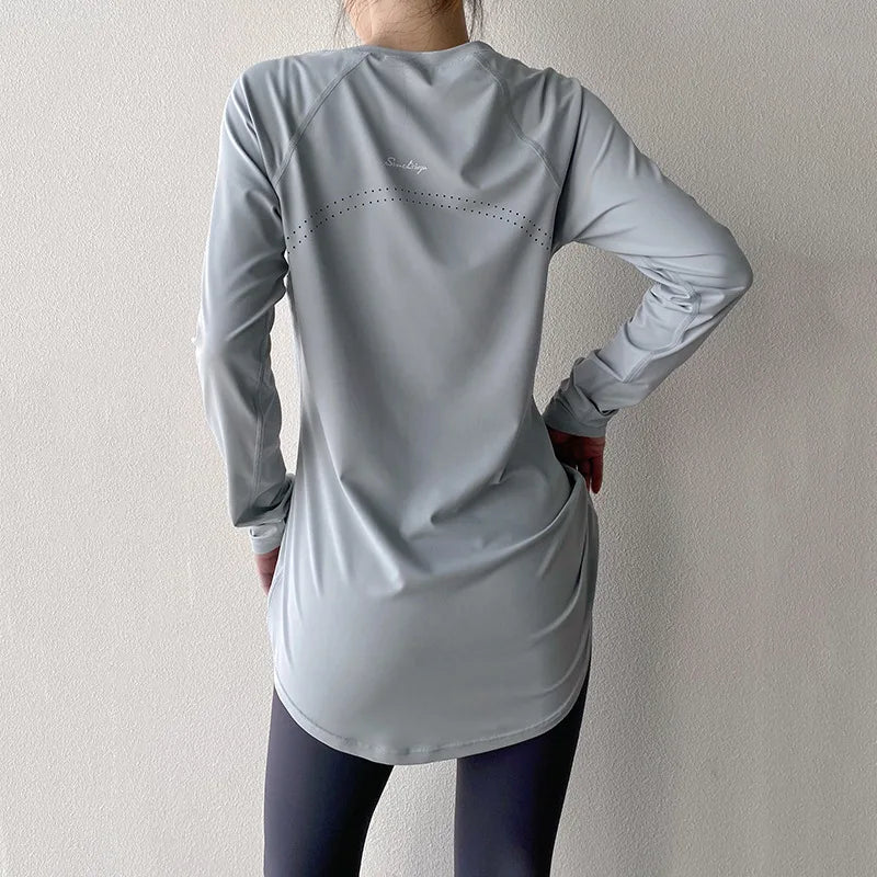 Women's Running Apparel: Long Sleeved, Fitness, Workout Top / Rungear