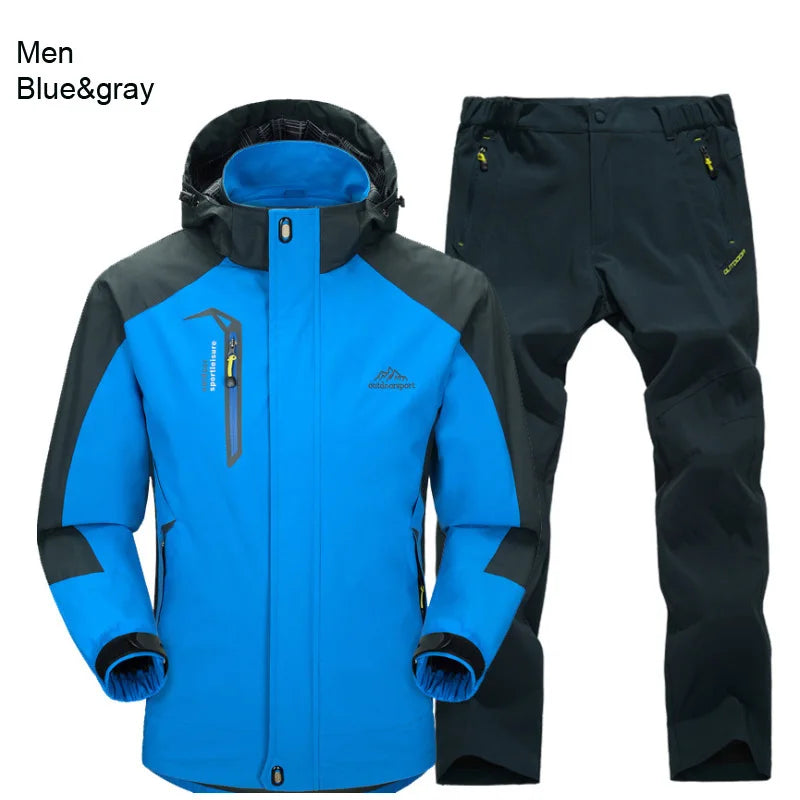 Men's Running And Trail Gear Apparel: Thermal, Waterproof, Windproof, Hooded Jacket and Pants Sets / Rungear
