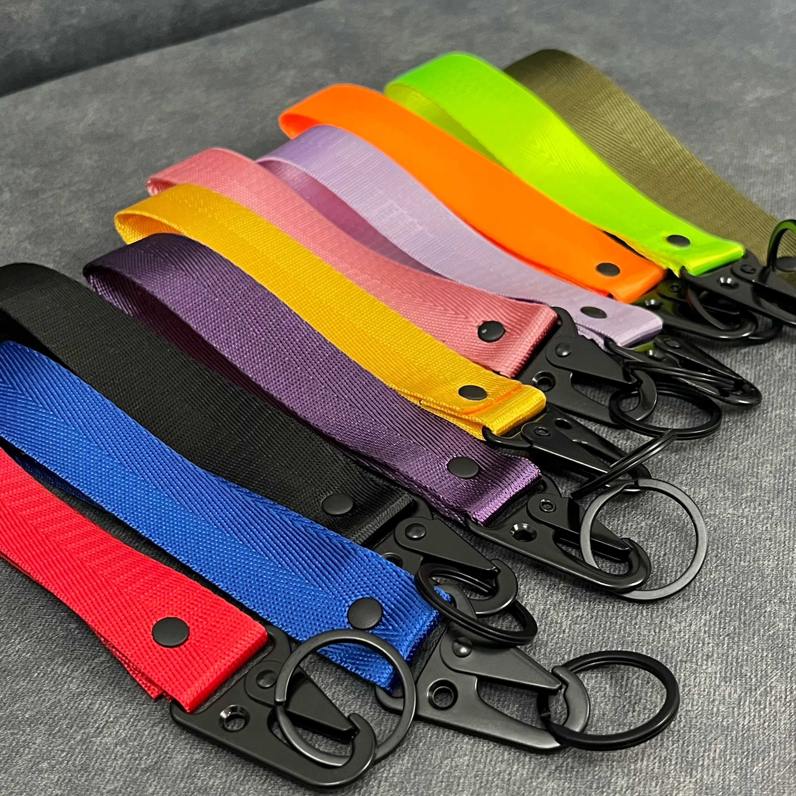 Running Accessories Gear: Webbing, Woven Wrist Lanyard Cord Keychain Hand Strap / Rungear