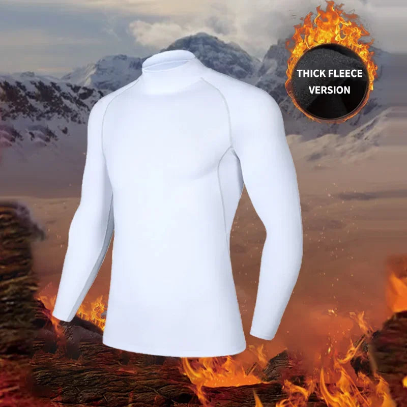 Men's Thermal Apparel: Comfortable, Breathable Double Warmth Thermal Underwear Shirt / Rungear