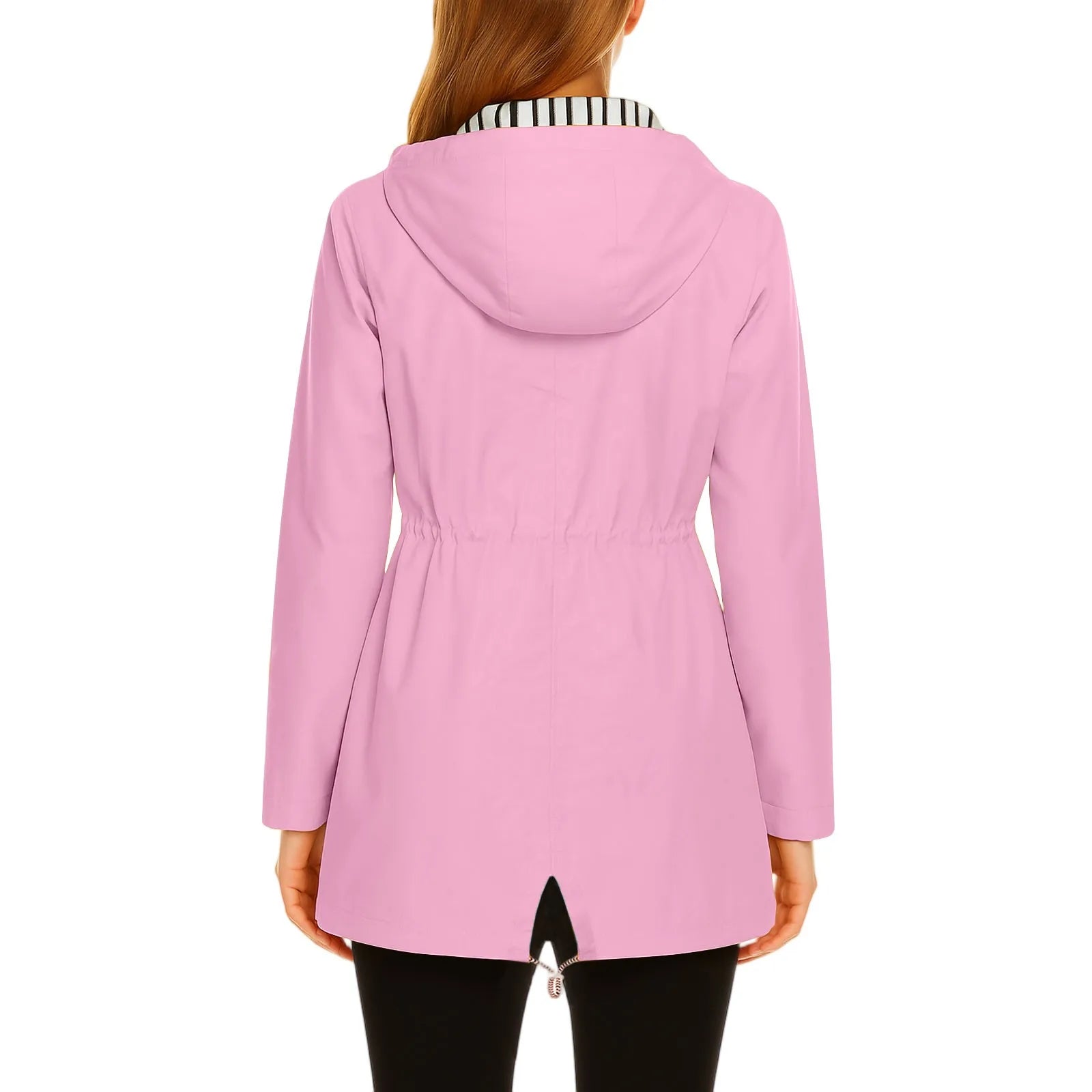 Women's Lightweight Jackets: Long, Waterproof, Outdoor Rain Coat Jacket / Rungear