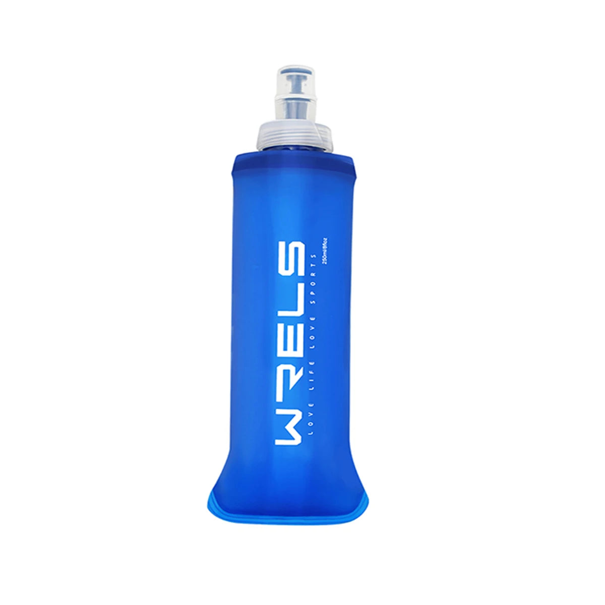 WRELS BPA Free Soft Water Bottle Folding Bag Flask Outdoor Running Hydration Pack