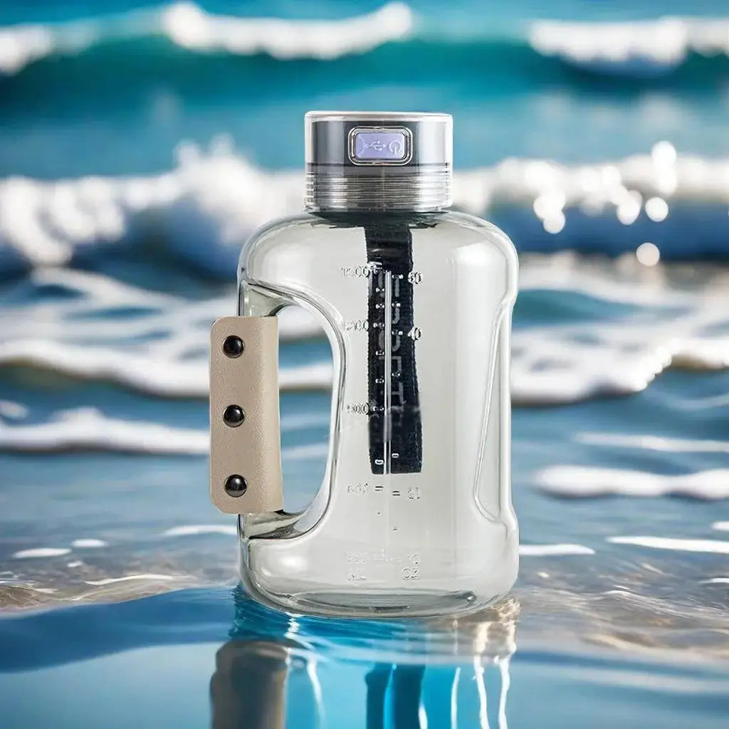Hydration Gear Accessories: 1.5L Hydrogen Rich Portable Sports Water Bottle, Rich Molecular Hydrogen Water Generator / Rungear