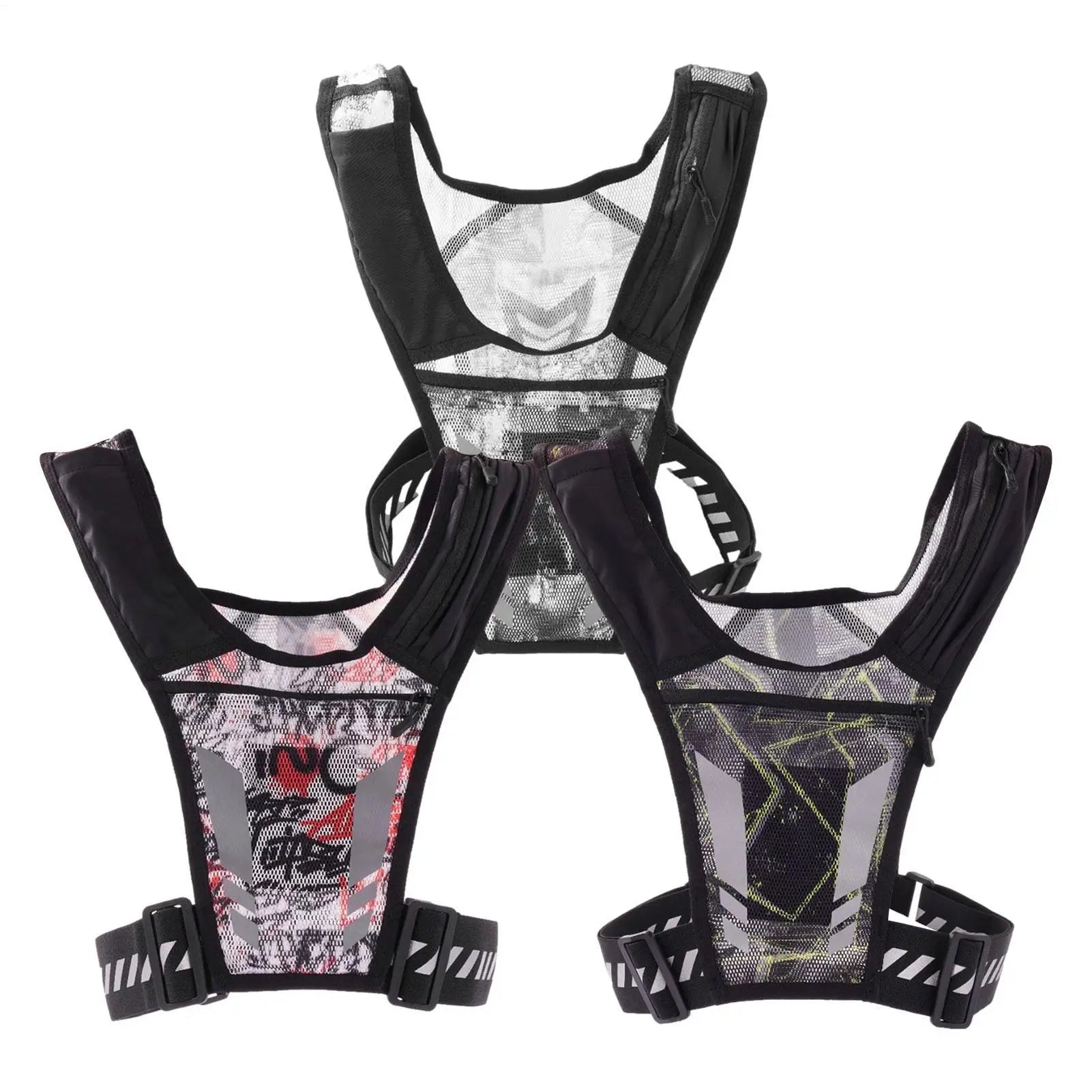Trail Lightweight Gear: Reflective, Ultra-Light, Breathable, Outdoor Trail Running Backpack Fitness Vest / Rungear