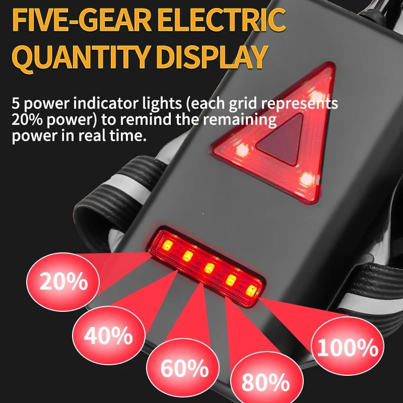 Waterproof Safety Night Running Lamp Chest Lamp with 90° Adjustable Beam Angle and Reflective Straps