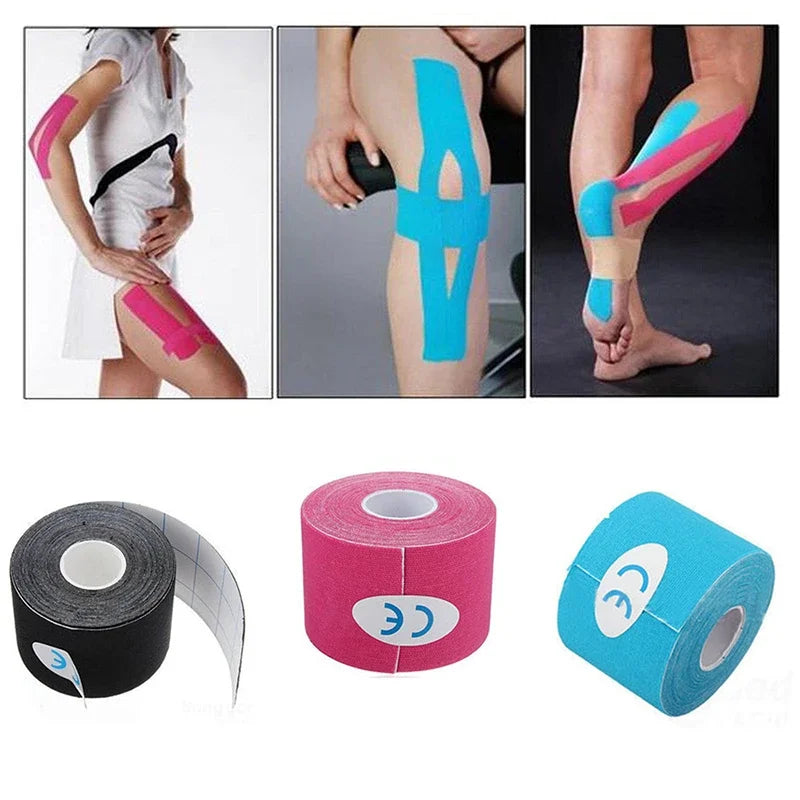 Running Recovery Accessories: Acc2.5cm*5m Self Adherent, Waterproof Sports Kinesiology Recovery Tape / Rungear