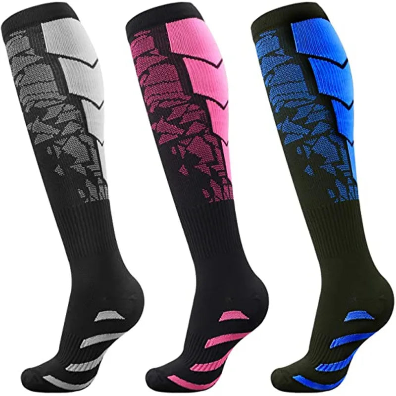 Running Compression Socks: 1 PC Medical 20-30mmhg Compression Socks for Flight, Travel, Pregnancy, Edema Diabetes, Varicose Veins / Rungear