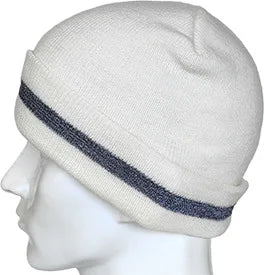 Reflective Hat Gear: High Visibility Safety Beanie, Reflective Knit, Ribbed Warm Winter Hats for Night Running, Hiking, Cycling / Rungear