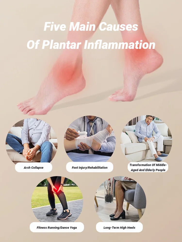 Ergonomic Foot Leg Plantar Fascia Home Fitness Pressure Board Deep Muscle Relaxation Roller Massager