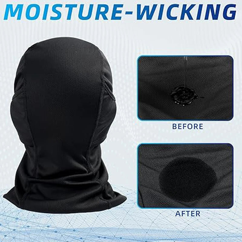 Running Accessories For Winter: 1PC Unisex Hooded Full Face Neck Gaiter / Rungear