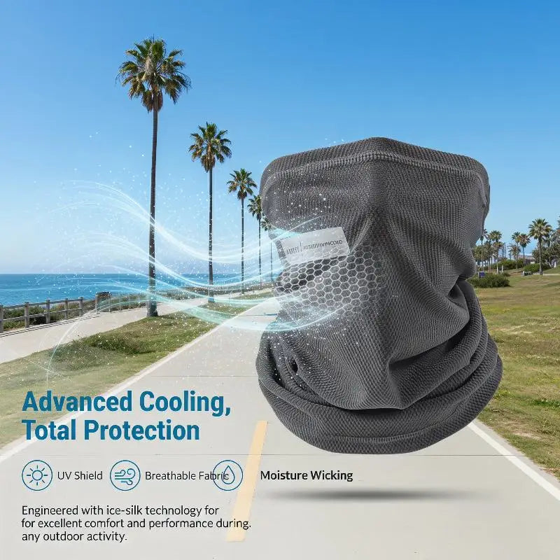 Running Gaiter Accessories: Windproof UV Protection Neck Gaiter Face Mask / Rungear
