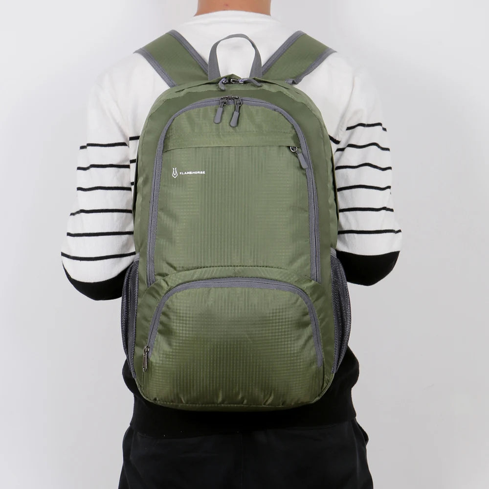 Lightweight Trail Accessories: Unisex, Waterproof, Packable Backpack For Travel, Hiking, Cycling / Rungear