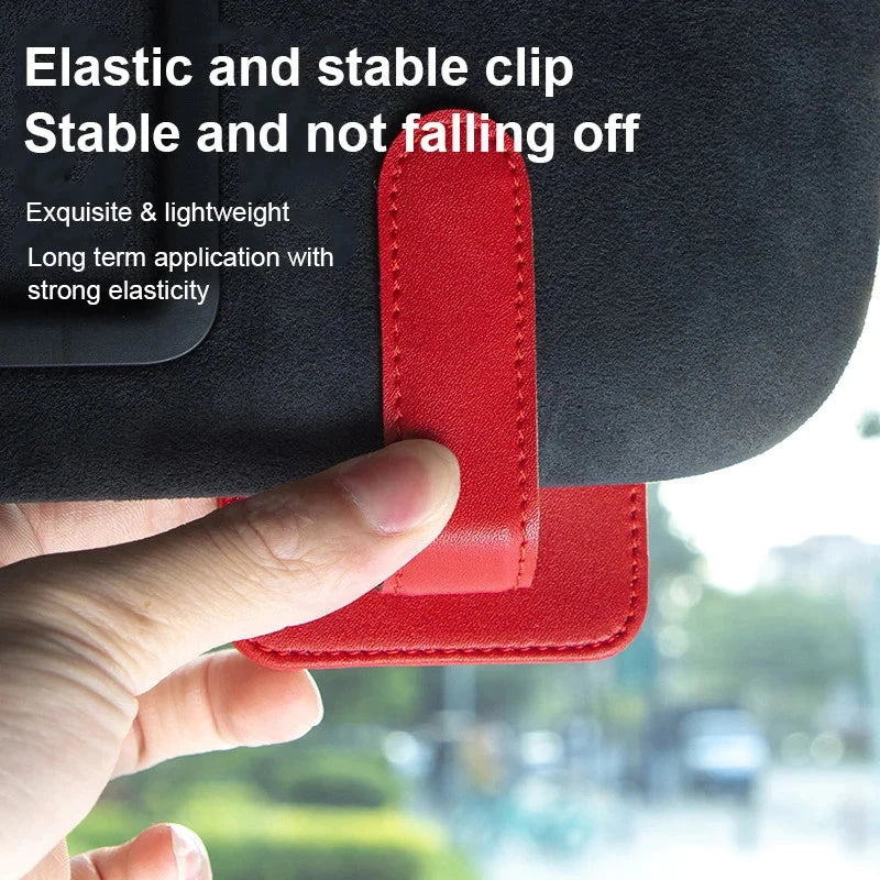 Sunglasses Gear Accessories: Multifunction, Leather, Portable Sun Sunglasses and Card Hanger Clip / Rungear