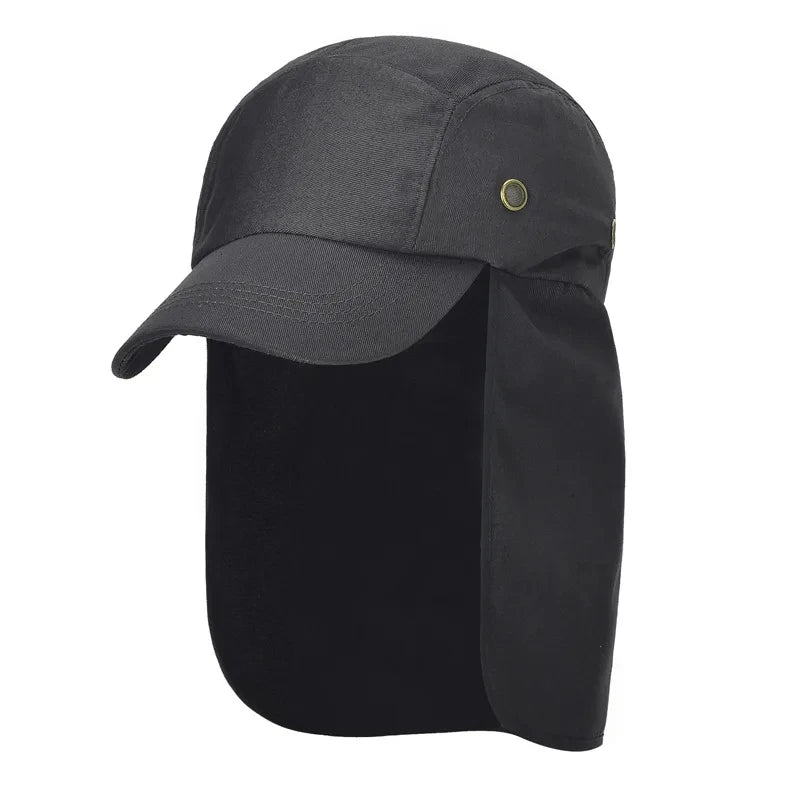 Outdoor Sun Hat Cap With Sun Protection and Neck Flap For Men And Women