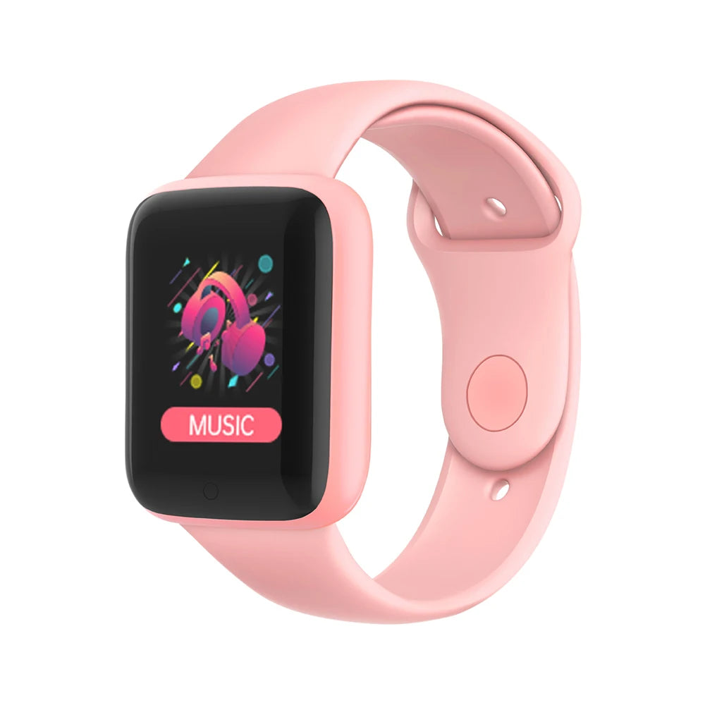 Rungear Tech Accessories: Unisex Bluetooth Smart Watch For Networked Phone, Controls Music, Health Monitor, Clock Y68 / Rungear