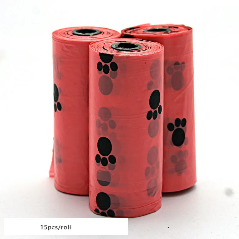 New Biodegradable Pets Waste Pick Up Dog Poop Garbage Bags Carrier