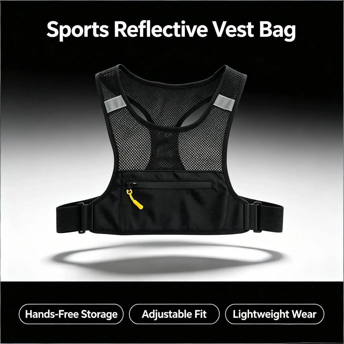 Reflective Running Chest Bag with Phone Holder