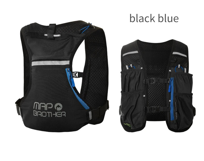 Marathon Vest Gear: MAP BROTHER B109 Breathable, Lightweight, Trail Running, Marathon Hydration Vest Backpack / Rungear