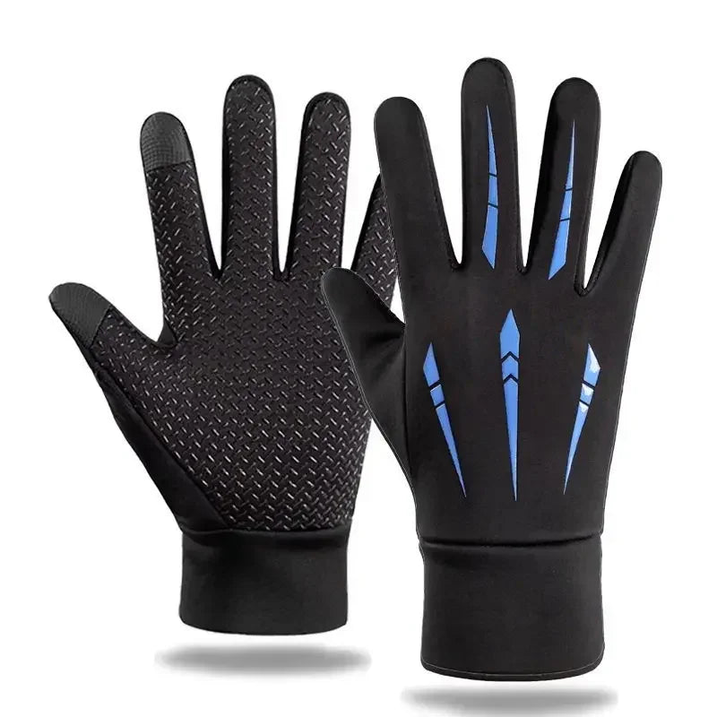 Winter Running Gear: Unisex Gloves, Copper Fibre, Spandex Touch Screen Tipped Gloves / Rungear