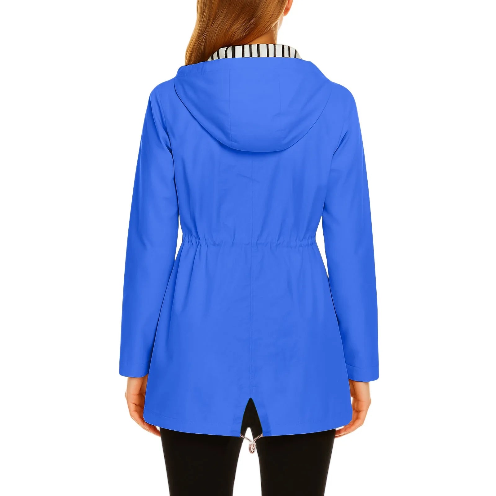 Women's Lightweight Jackets: Long, Waterproof, Outdoor Rain Coat Jacket / Rungear