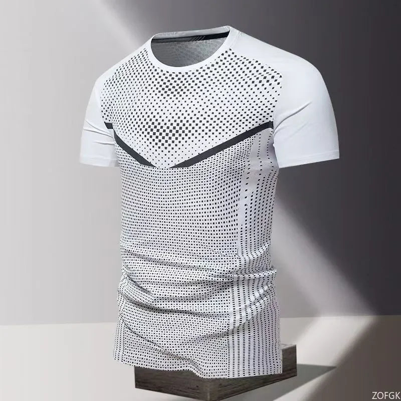 Men's Quick Drying Apparel: Oversized Loose Round Neck Short Sleeved Shirt / Rungear