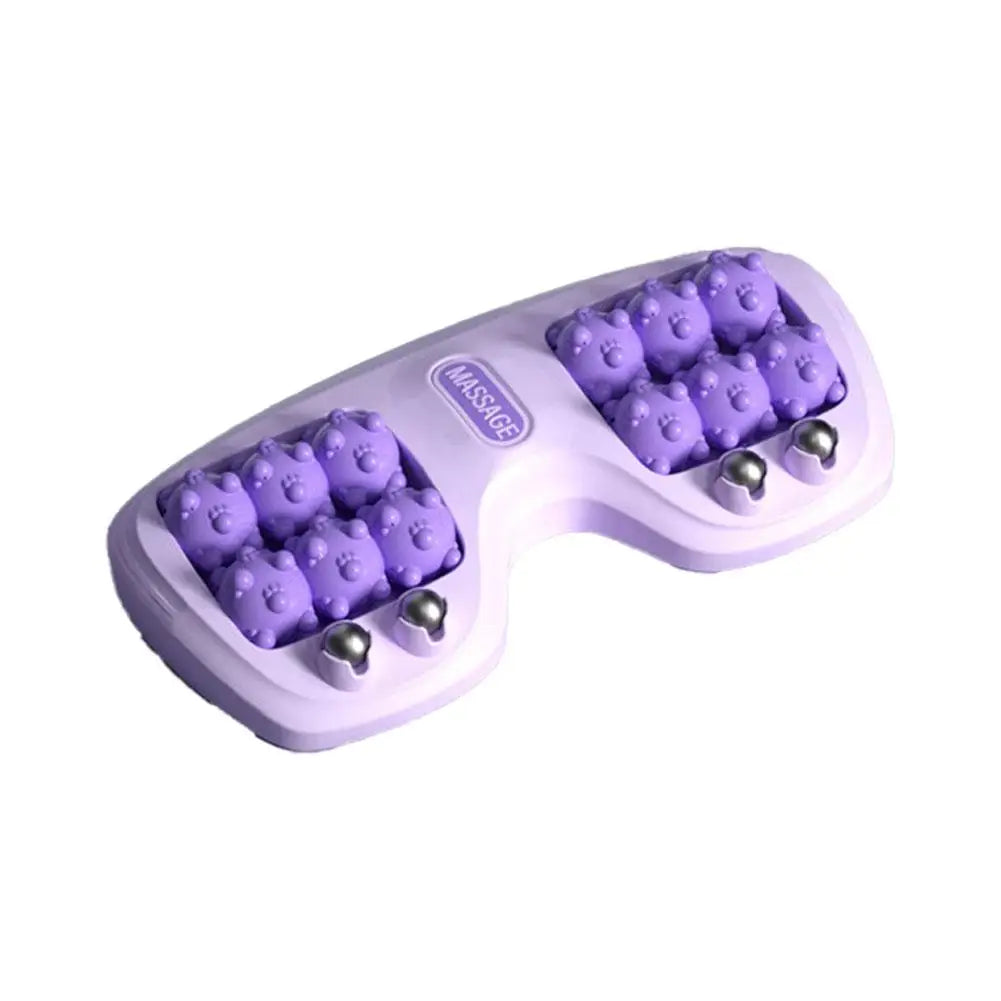 Dual Foot Massage Bead Roller Massager Acupoint Stimulation Tool Home Foot Therapy For Tired Feet Relaxation