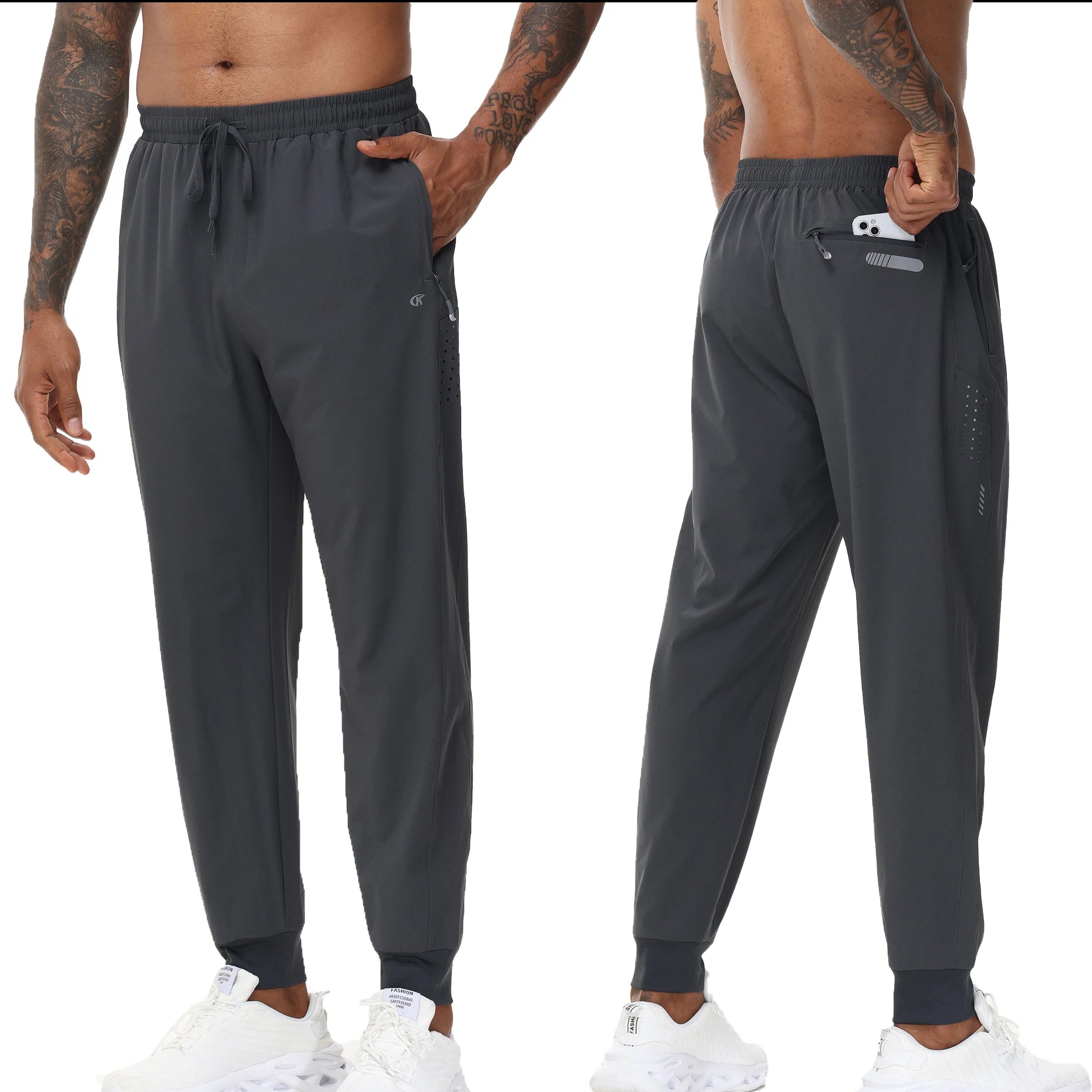 Loose, Drawstring, Casual Sports Jogging Tracksuit Pants for Outdoor Sports / Rungear