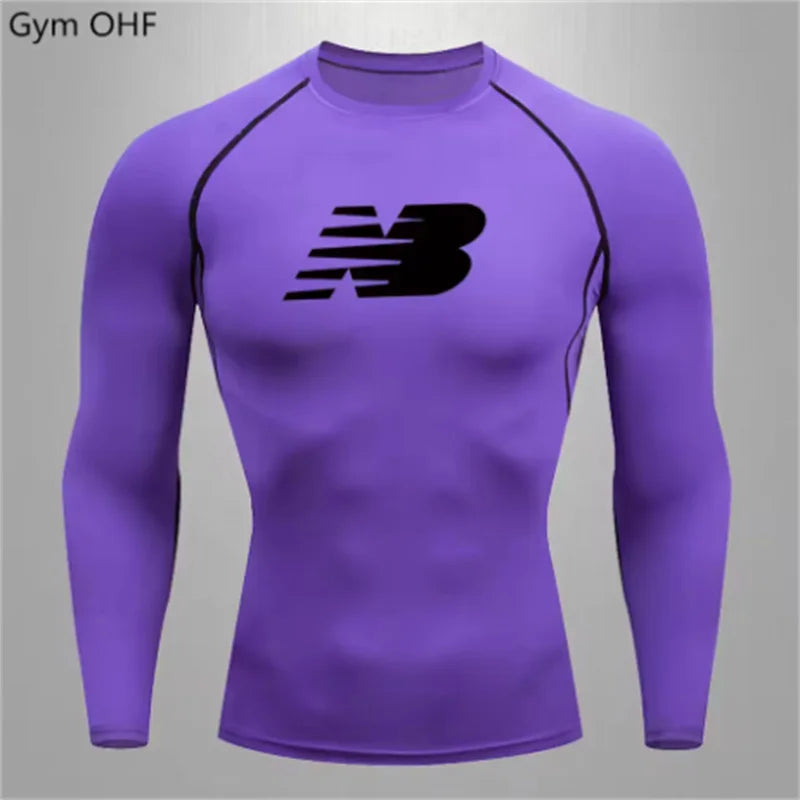 Men's Comfortable Breathable Quick Dry Slim Fit T Shirt for Outdoor Sports