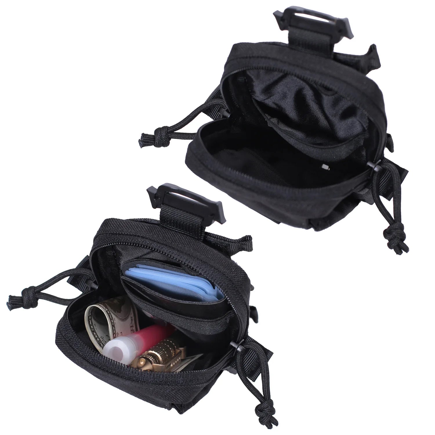 Trail Gear Accessories: Molle Backpack Strap Phone Holder Bag, for Outdoor Sports, Running, Hiking / Rungear