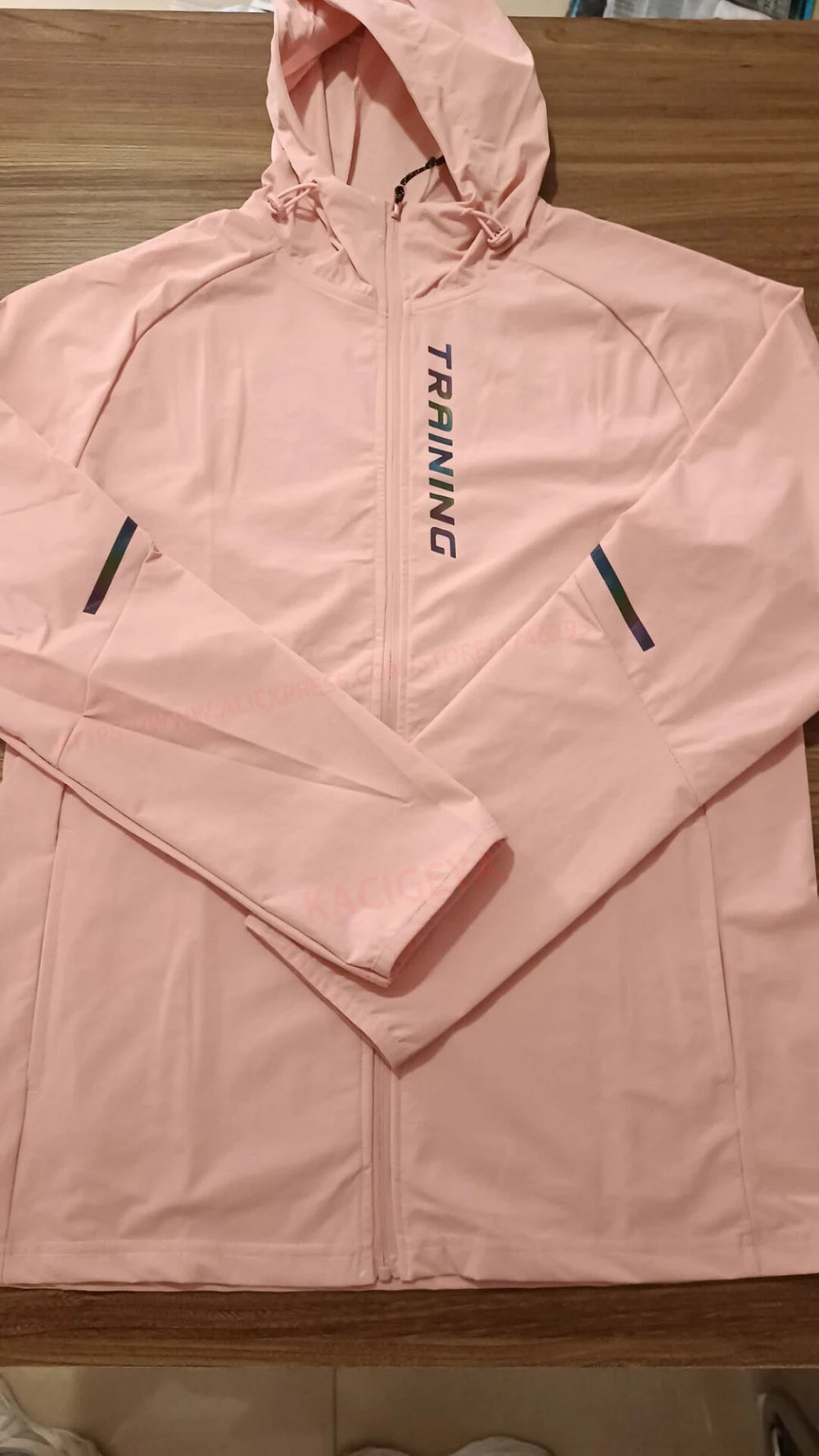Women's Jacket Apparel: Breathable, Outdoor, Long Sleeved Summer Workout Sports Jacket with Zipper / Rungear