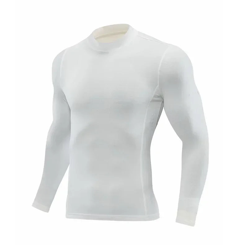 Men's Running Clothing: Long Sleeved, Compression, UV Sun Protection Shirt / Rungear