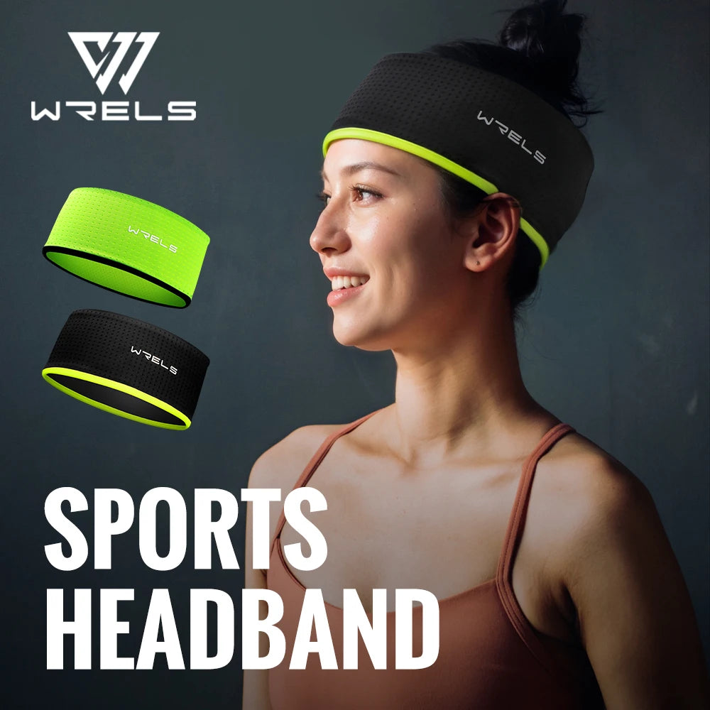 Moisture-Wicking Hat Accessories: WRELS Sports Moisture Absorbing Workout Headband for Running Cycling / Rungear