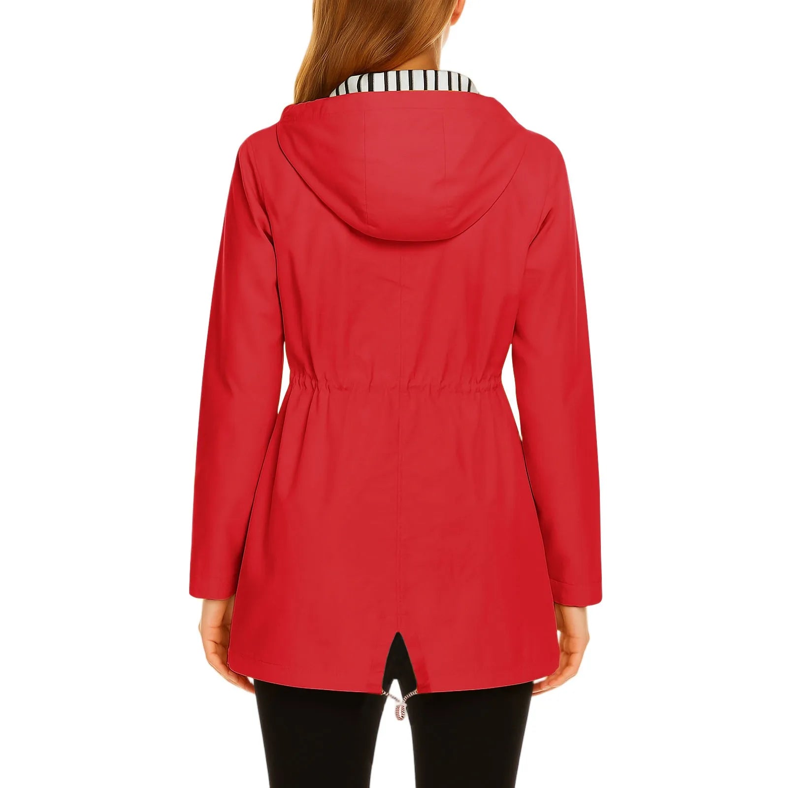 Women's Lightweight Jackets: Long, Waterproof, Outdoor Rain Coat Jacket / Rungear