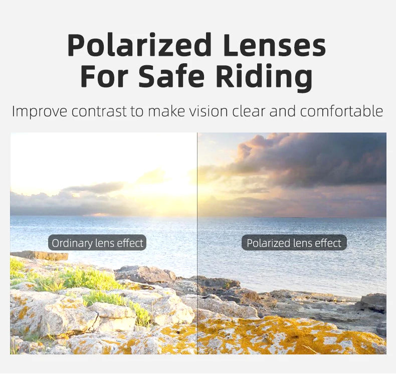 Running Sunglasses Gear: ROCKBROS Polarized, Outdoor Sports Sunglasses Eyewear / Rungear