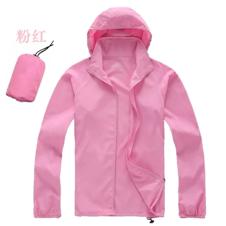 Running Apparel: Unisex, Waterproof, Lightweight, Quick-Dry, Hooded Thin Windbreaker / Rungear