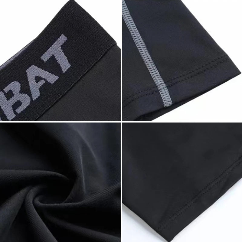 Men's Compression Apparel: Cool Dry, Sports Athletic Compression Workout Running Leggings / Rungear