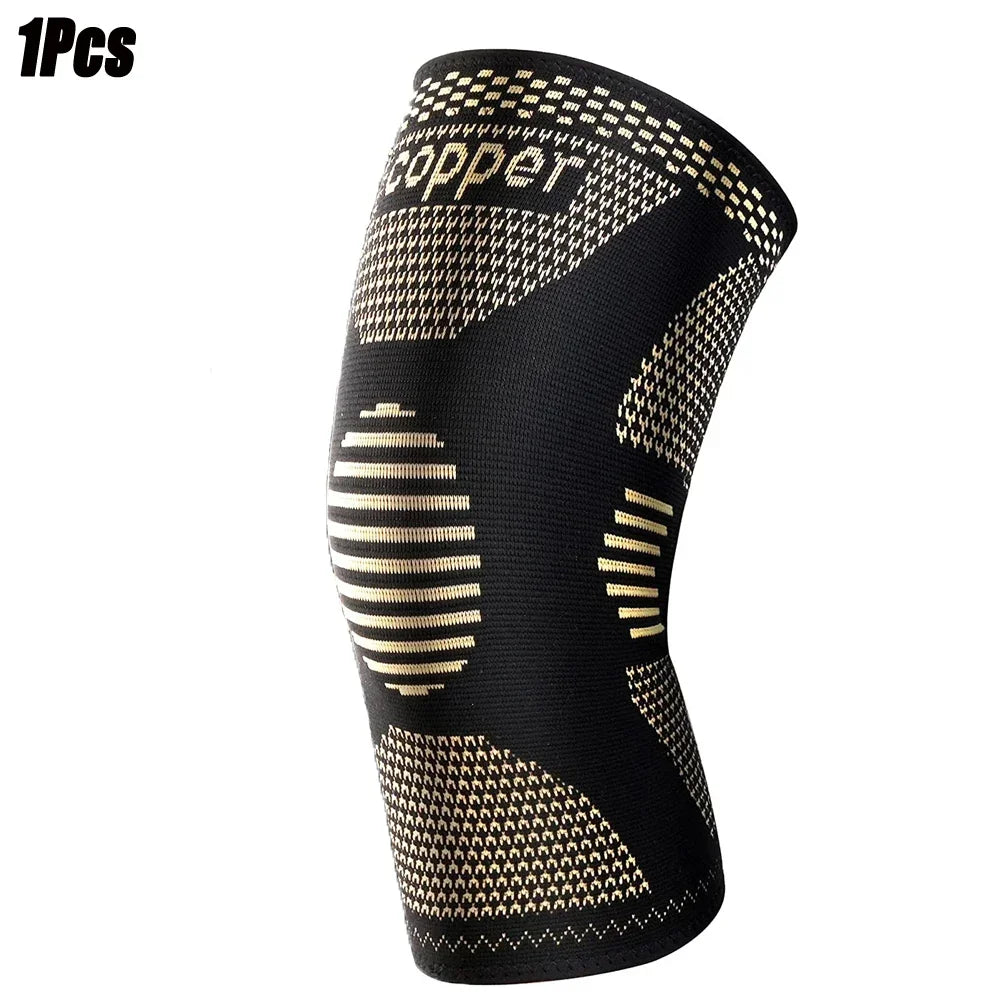 Recovery Gear Accessories: Copper Knee Compression Sleeve Brace for Arthritis Pain & Knee Pain Support / Rungear