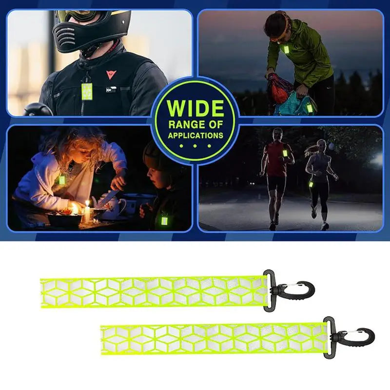 Trail Reflective Gear: Reflective Safety Keychain For Backpack / Rungear