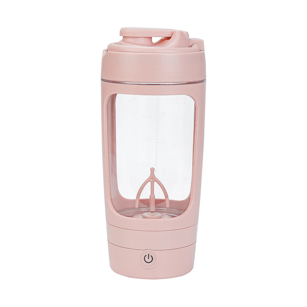 Hydration Gear Accessories: 650ml Portable, Automatic, Multi-Purpose Electric Protein Shaker Blender for Fitness Work / Rungear