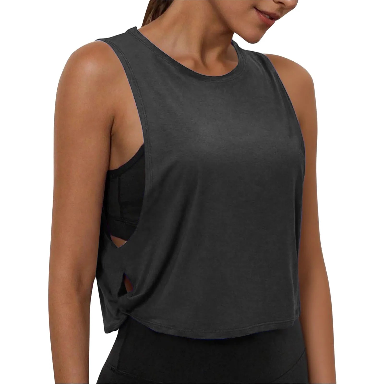 Women's Running Apparel: Sleeveless, Breathable, Cover-Up Tank Top / Rungear