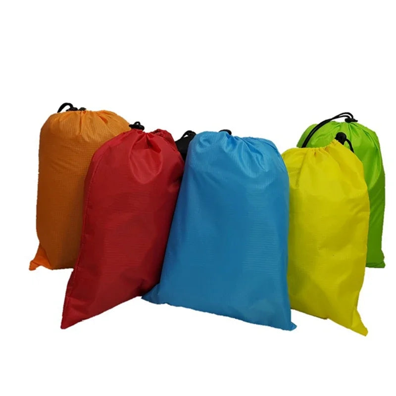 Hiking Gear Accessories: Ultralight, Waterproof, Outdoor Camping Hiking Travel Storage Bag With Drawstring / Rungear