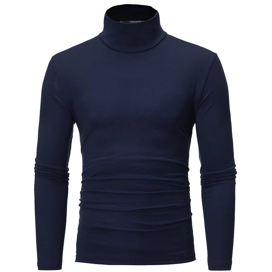 Men's Thermal Apparel:  Winter High Neck, Slim Fit, Long Sleeved, Thermal Shirt / Rungear