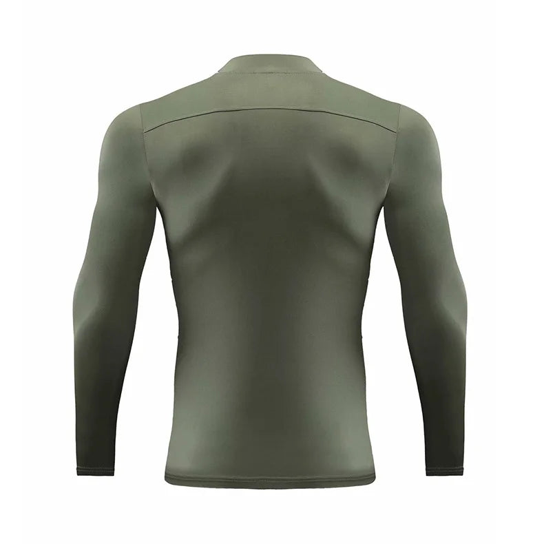 Men's Running Clothing: Long Sleeved, Compression, UV Sun Protection Shirt / Rungear