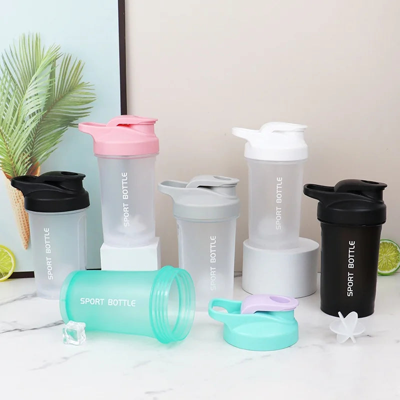 Hydration Gear Accessories: Portable, Leakproof, 300ml Protein Powder Shaker Bottle, Water Bottle for Gym, Running, Hiking, All Sports / Rungear