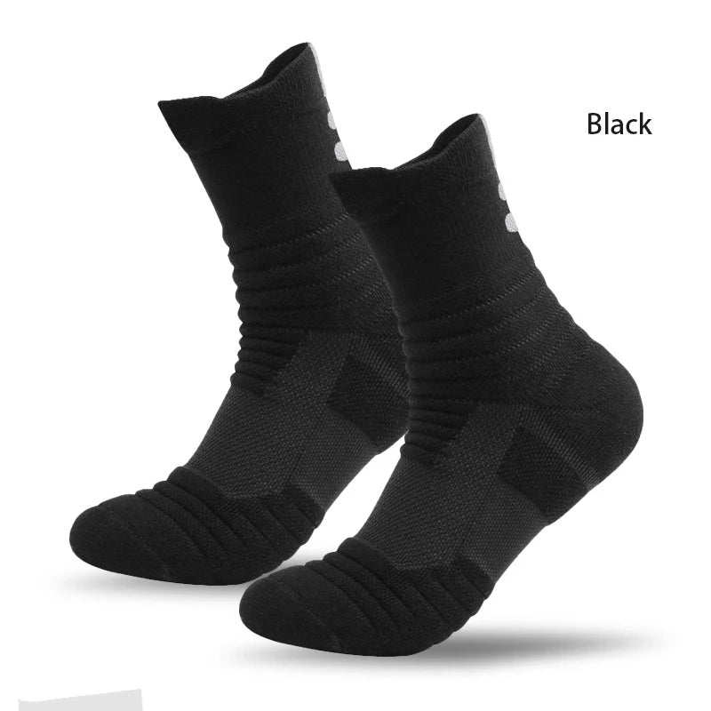 Running Sock Gear: Men's Sweat Absorbing, Anti-Slip, Mid Tube Sports Socks / Rungear
