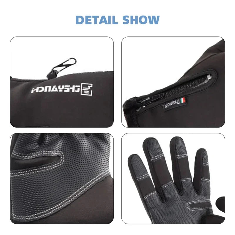 Winter Gloves Waterproof Thermal for Running Hiking Cycling