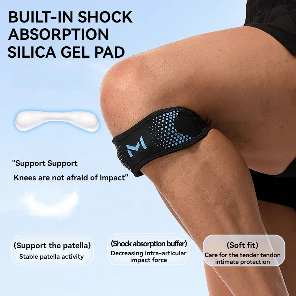 Recovery Gear Accessories: GTUBIKE 1PC Patella Knee Strap, Adjustable Knee Stabilizer Support Band for Outdoor Sports / Rungear