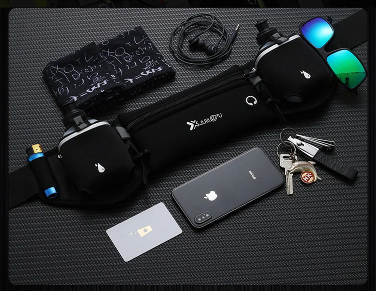 Man/Woman Marathon Trail Running Waist Pack For Phone Water Bottle