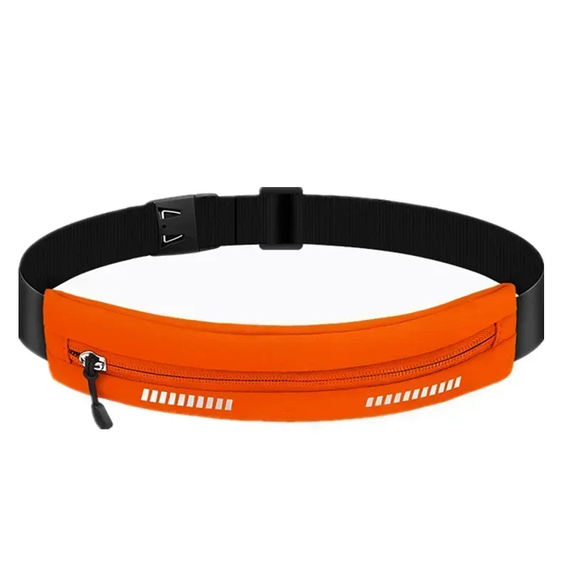 Running Belt Accessories: Adjustable, Reflective, Waterproof, Running Sports Waist Bag with Zipper Pocket for Jogging Fitness / Rungear