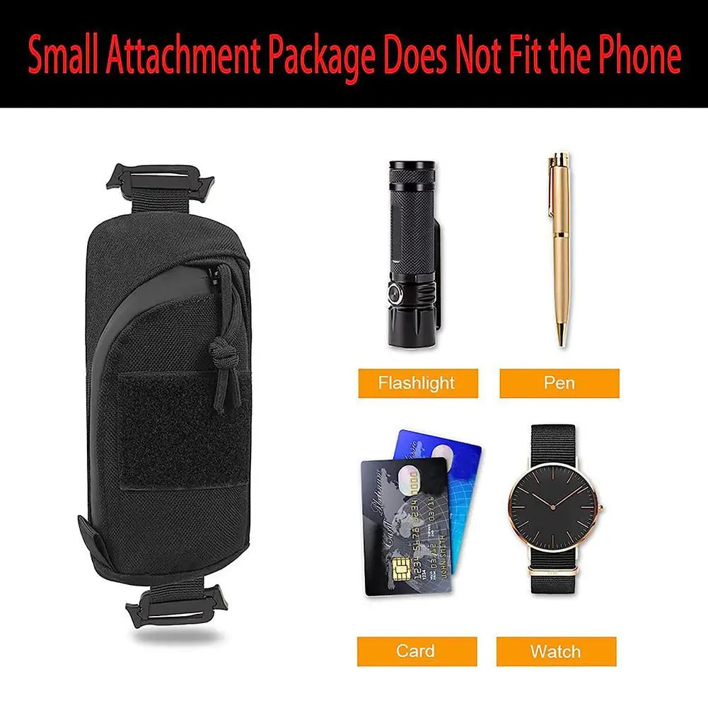 Backpack Strap Bag Phone Holder For Accessories Organizer EDC Tool Waist Pouch